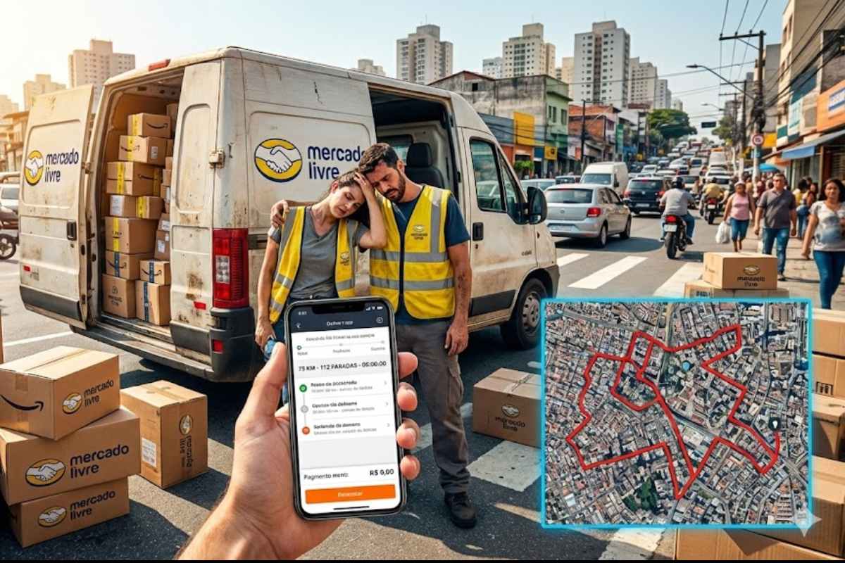 Entregador do Mercado Livre revela quanto o Mercado Livre paga em rota pesada e mostra, passo a passo, uma rota do Mercado Livre em um dia real de trabalho.