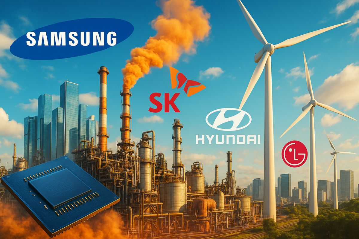 Samsung e Hyundai lideram megainvestimentos na Coreia do Sul em IA e chips após acordo com os EUA, reforçando a economia doméstica e a estratégia industrial do país.