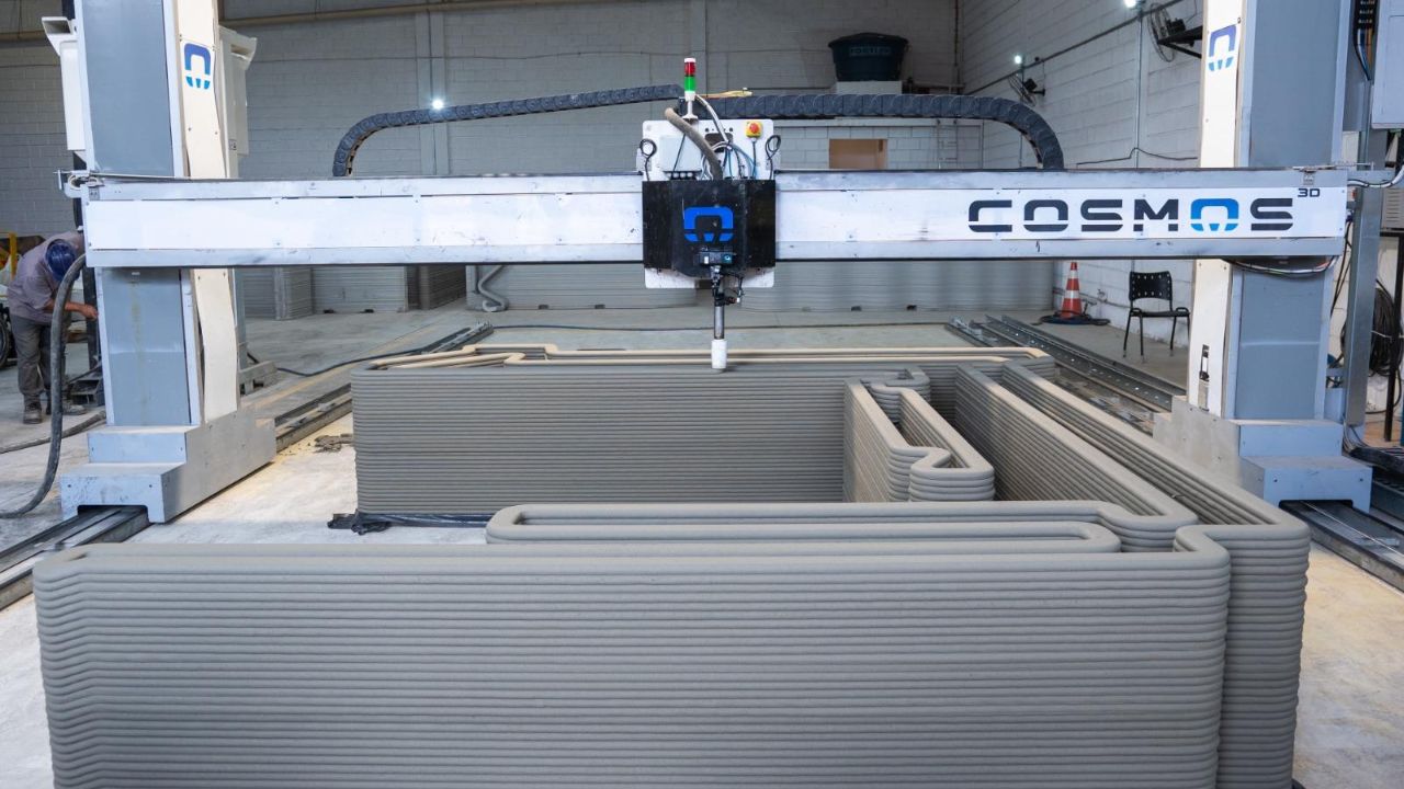 Tecnologia de impressão 3d promete aposentar a alvenaria tradicional e já transforma obras civis com redução de custos, tempo recorde de execução e estruturas mais eficientes (1)