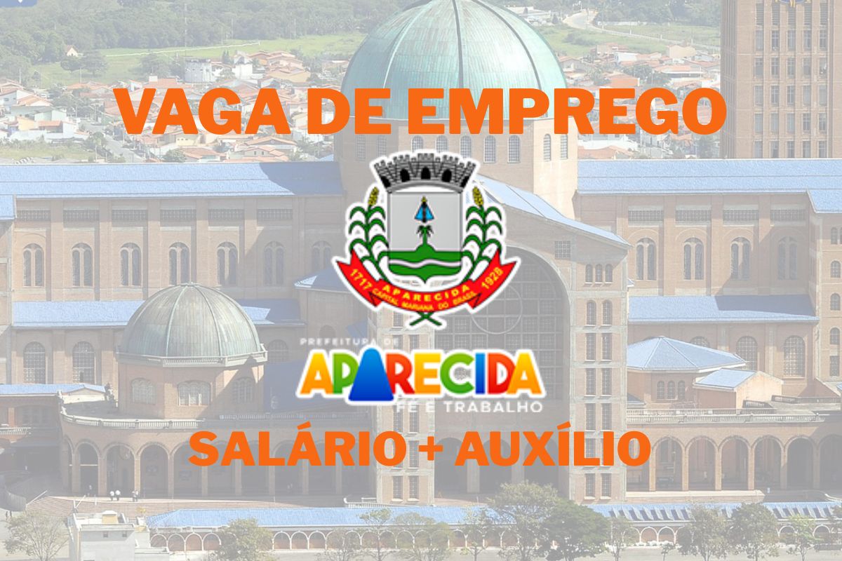 Trabalhe 6 horas por dia na Prefeitura de Aparecida em vagas de estágio para nível técnico e superior com bolsa e auxílio-transporte.