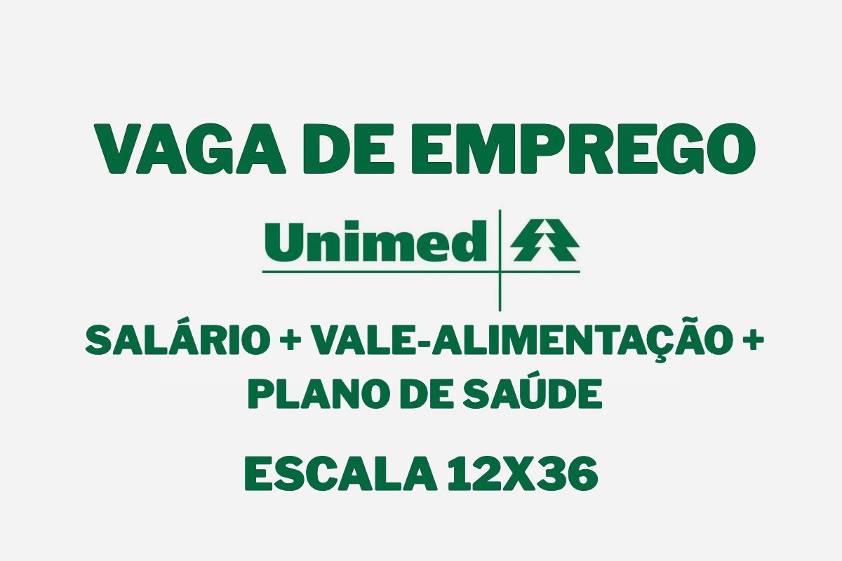 Técnico de enfermagem na Unimed Criciúma em escala 12x36, com salário de até R$ 3.000 e benefícios completos para atuar em emergência.