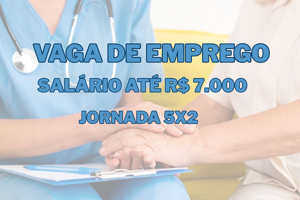 Enfermeiro de Oncologia: enfermagem oncológica em São Paulo, vaga temporária com jornada 5x2 e salário até R$ 7.000.