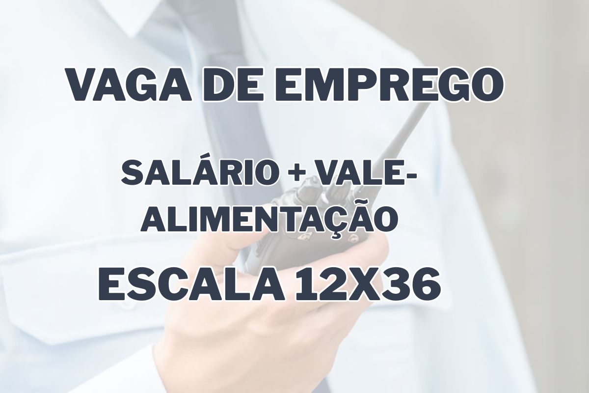 Triângulo oferece vaga de vigia em Criciúma com escala 12x36 e salário compatível para atuação CLT em condomínio.
