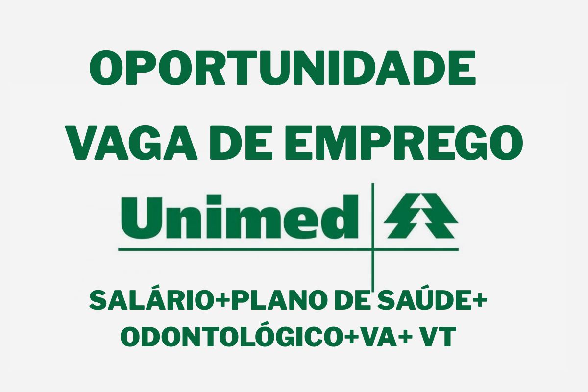 Atue no centro cirúrgico e tenha plano médico completo + VA, VT, refeição no local e programa de qualidade de vida na Unimed Vale do Caí