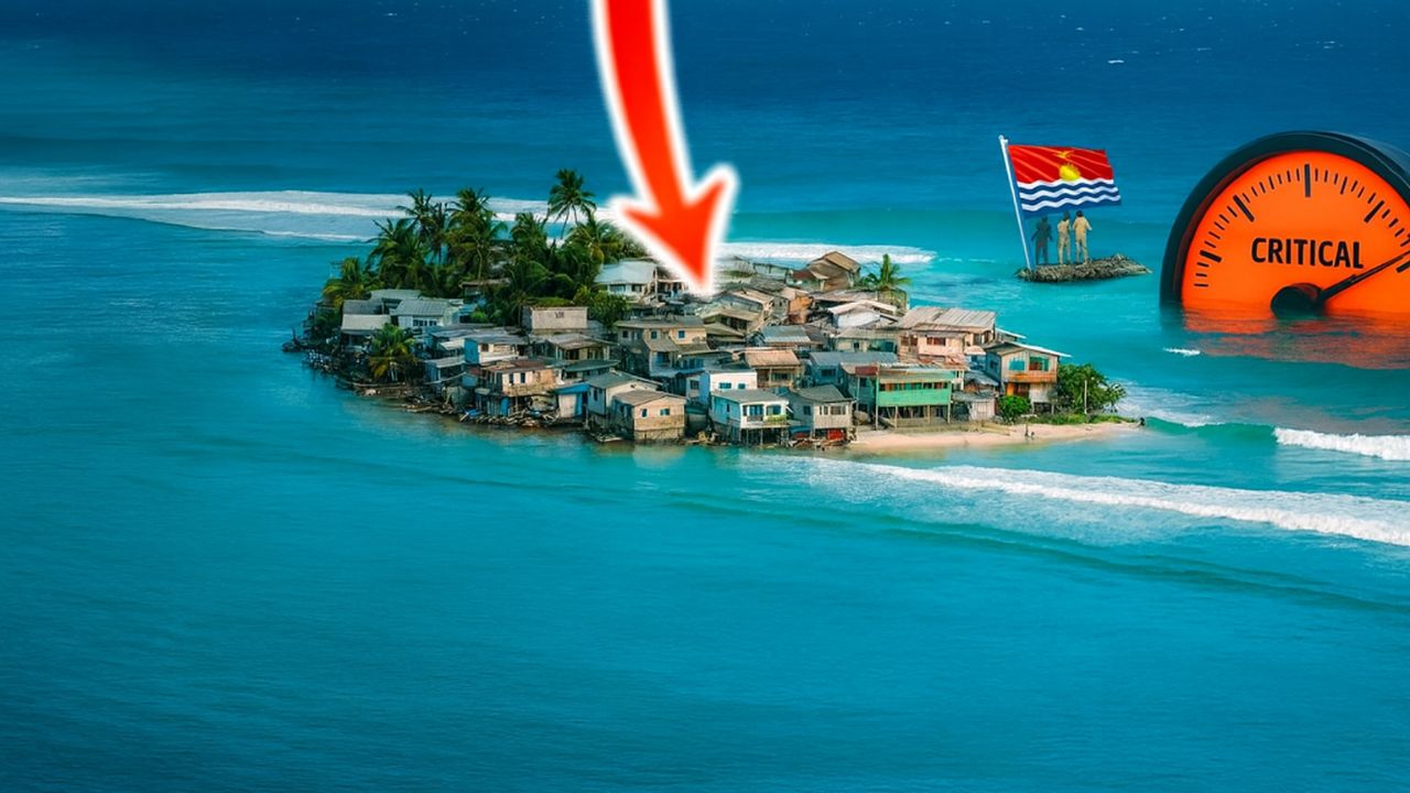 Uma ilha isolada no Pacífico vive entre beleza surreal, risco de desaparecer, fuso horário único, altitude de só três metros e um povo tentando sobreviver enquanto o mar avança todos os anos