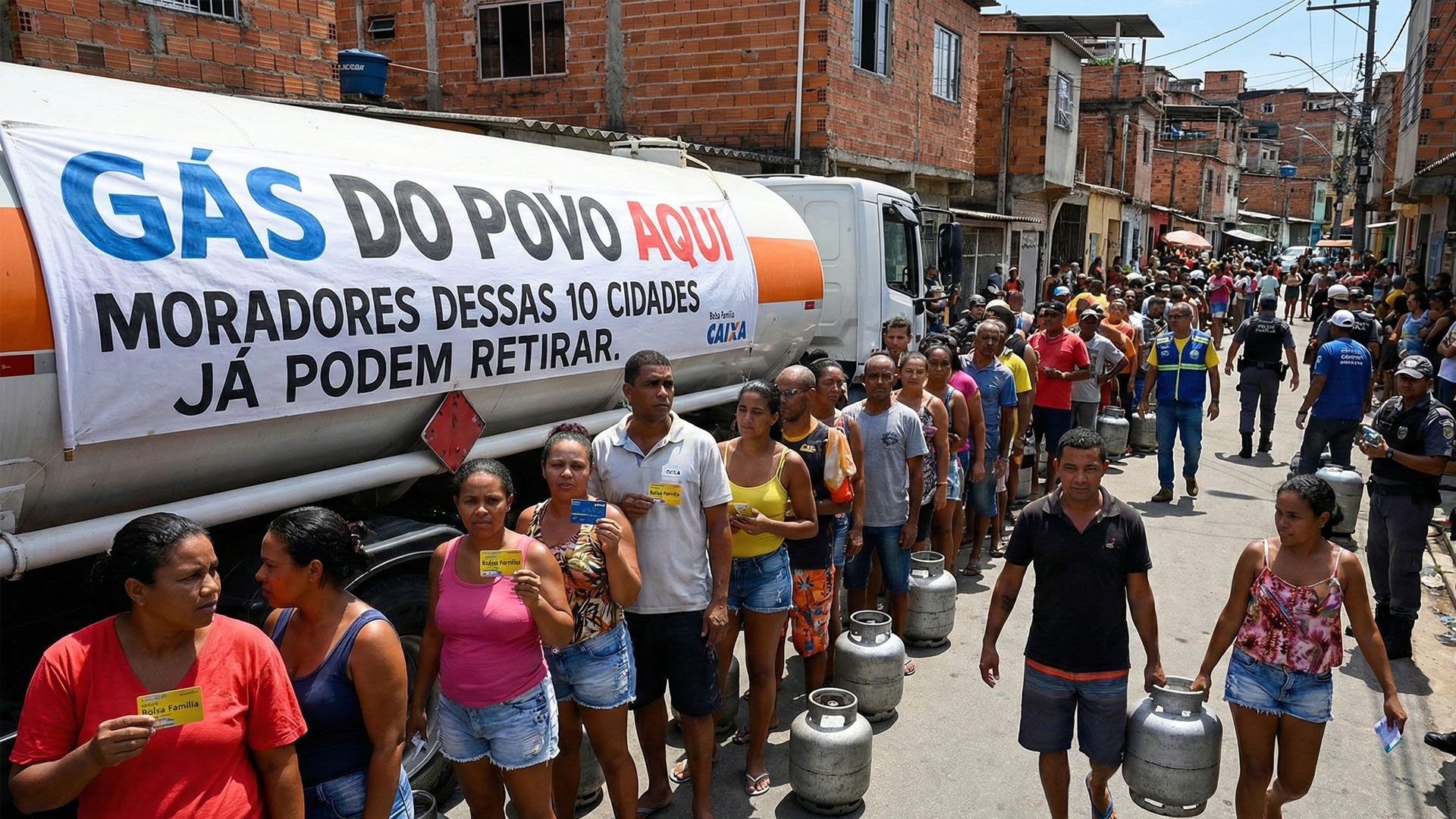 Visando atender 1 milhão de famílias, Caixa libera hoje vale Gás do Povo com recarga 100% gratuita em 10 capitais brasileiras
