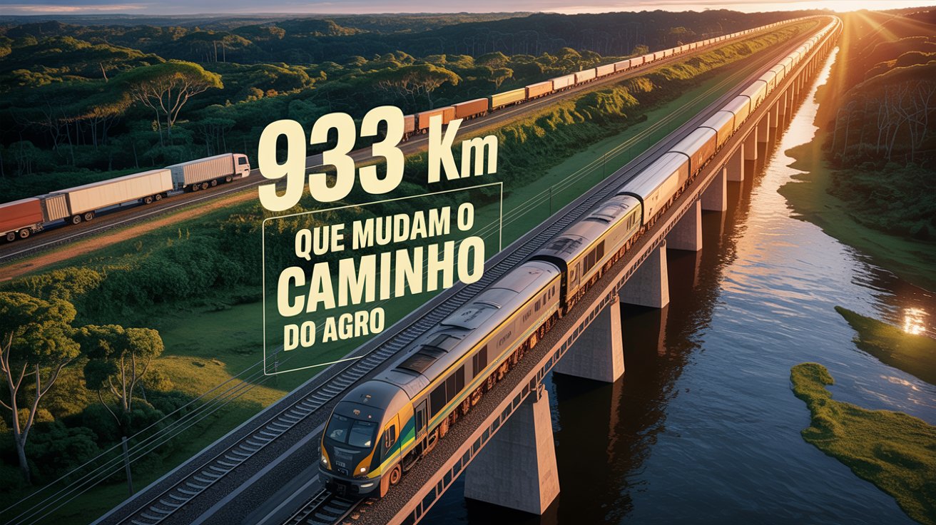 Projeto da Ferrogrão: ferrovia de 933 km entre Sinop e Miritituba promete até R$ 8 bi/ano em economia e mais de 400 caminhões fora da BR-163.