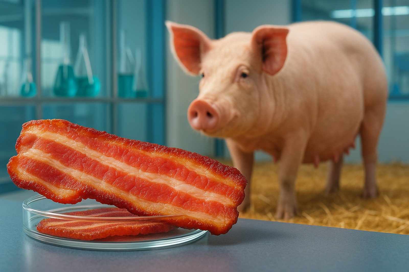 Carne cultivada da Mission Barns usa células de porco vivo para criar produtos tradicionais sem abate e reduzindo impactos