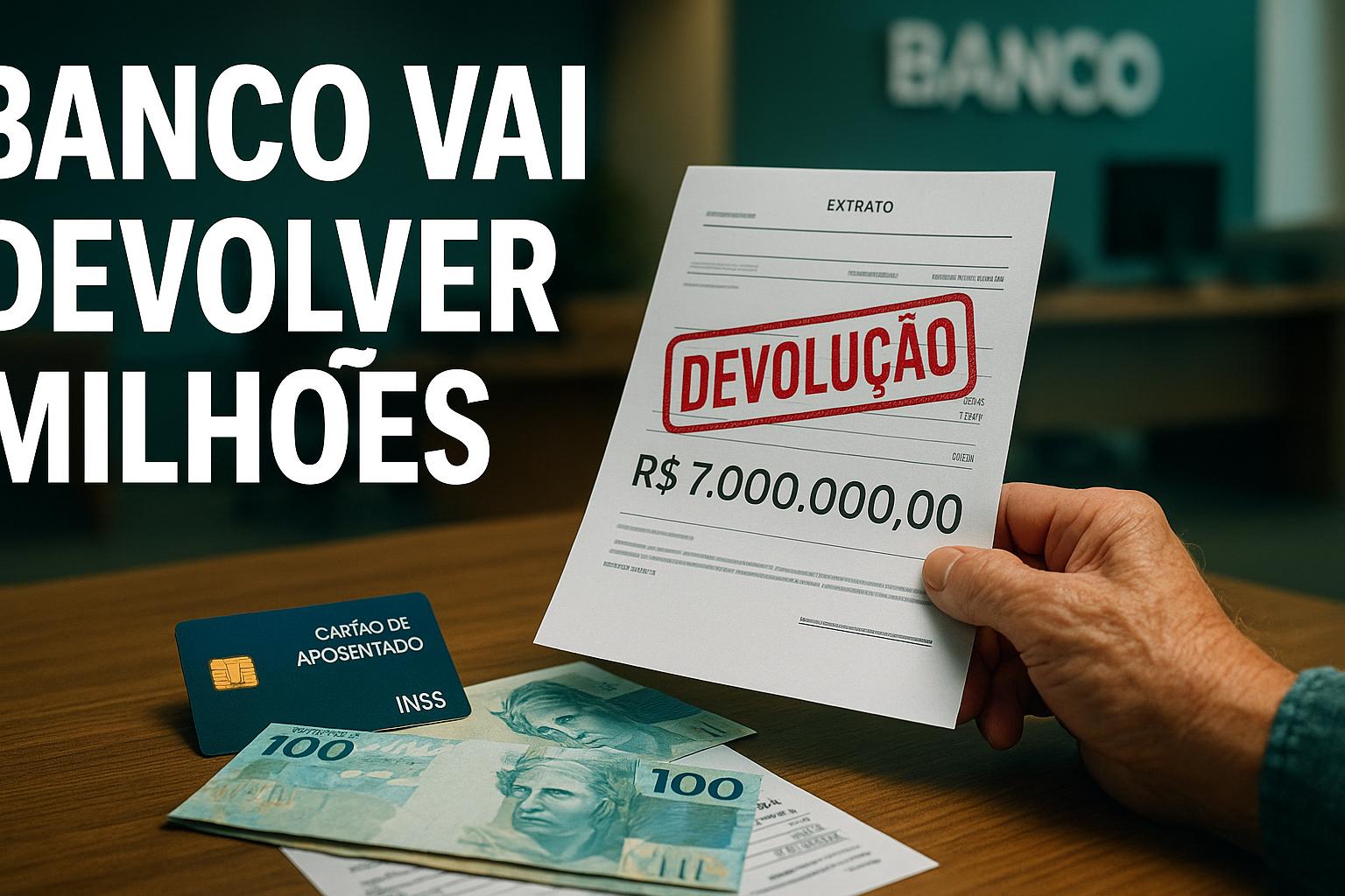 Após investigação, Banco BMG terá de devolver R$ 7 milhões a aposentados e pensionistas do INSS por cobranças indevidas em consignados e os ressarcimentos já começaram