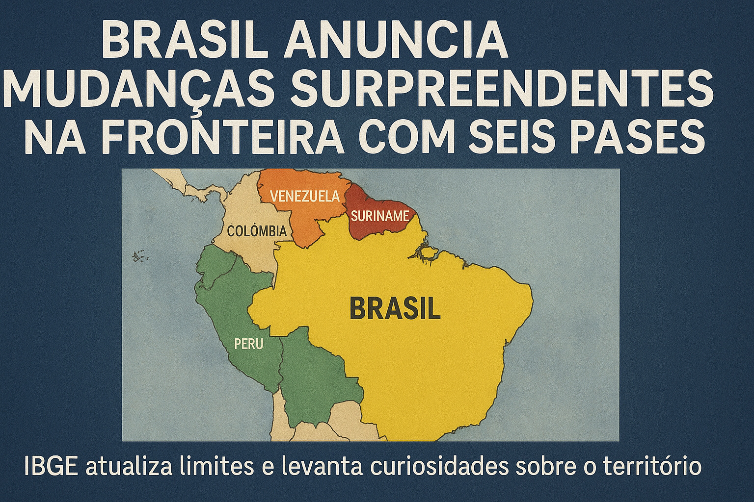 Brasil anuncia mudanças surpreendentes na fronteira com seis países; entenda o que realmente muda
