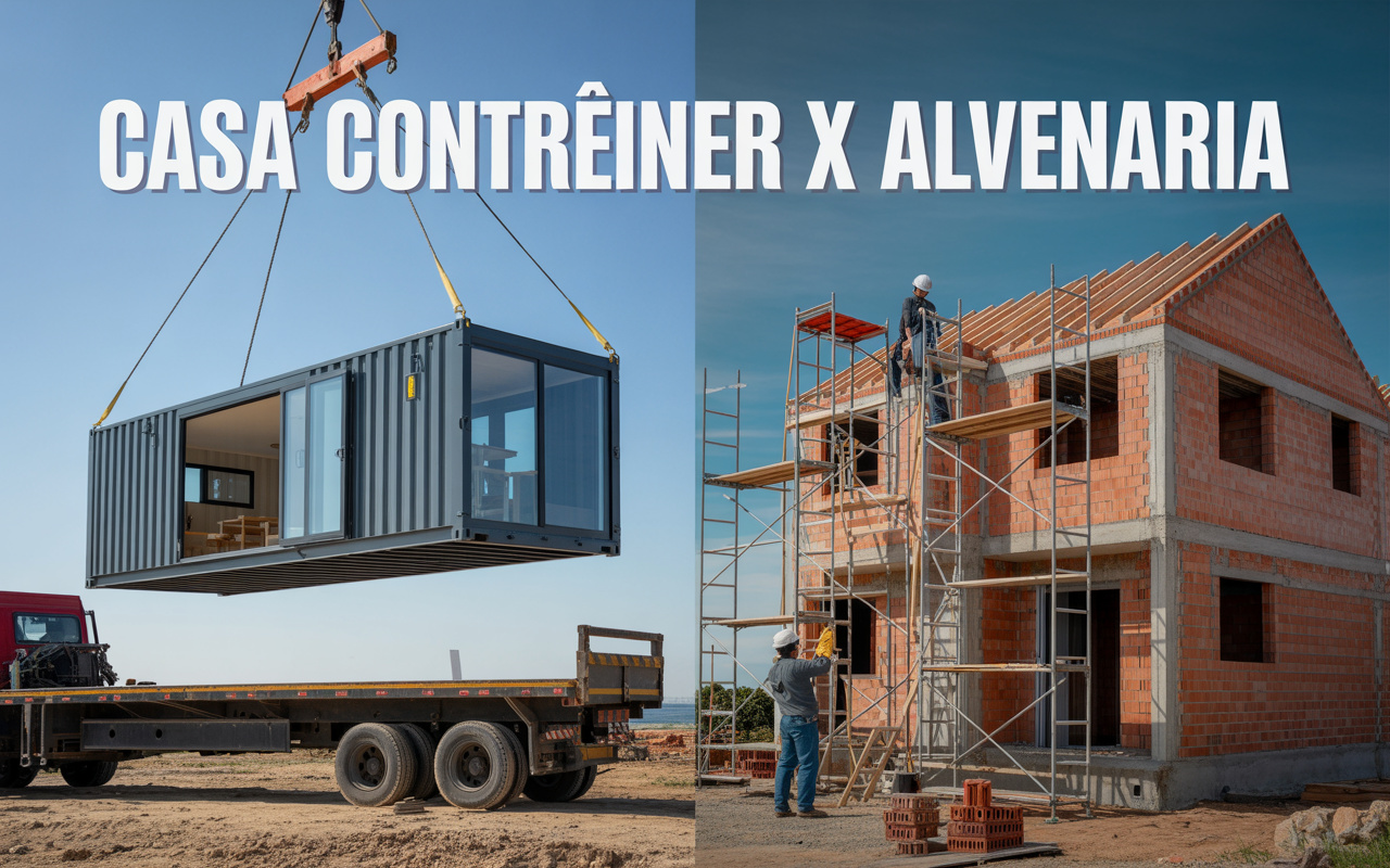 Quanto custa construir uma casa modular em contêiner versus uma casa de alvenaria do mesmo tamanho: tempo real de execução, transporte e adaptações