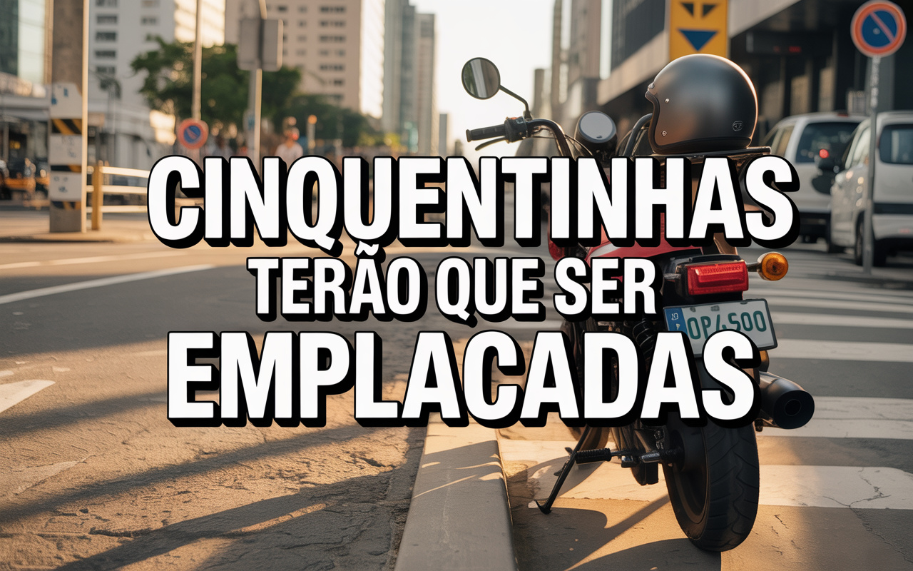 Fim da "farra": a partir de 1º de janeiro de 2026 2026, ciclomotores terão que ser emplacados e seus condutores deverão ter habilitação: novas regras de trânsito vão tirar os “cinquentinhas” das ciclovias e colocá-los nas ruas