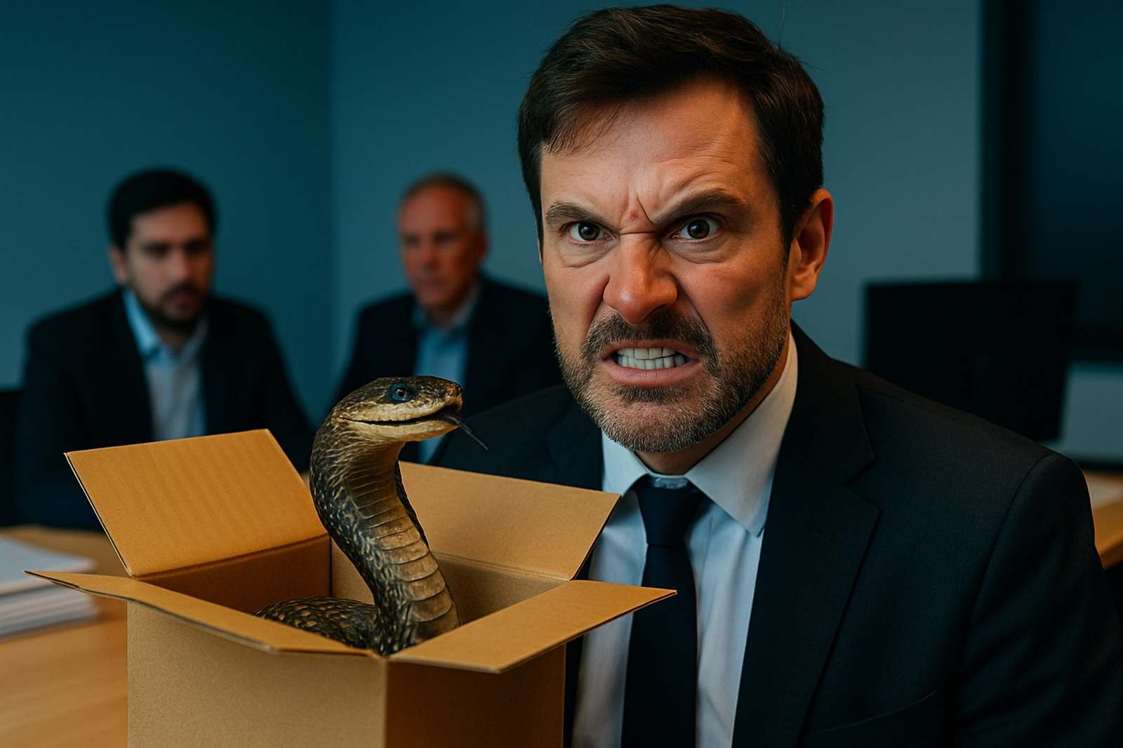 Ex-diretor de banco envia cobras vivas a ex-chefes após demissão e é condenado a seis meses de prisão com sursis