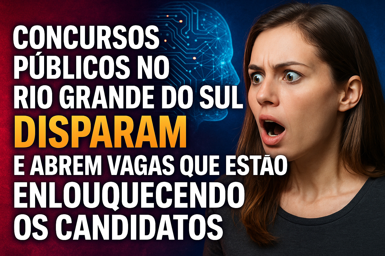 Concursos públicos no Rio Grande do Sul disparam e abrem vagas que estão enlouquecendo os candidatos