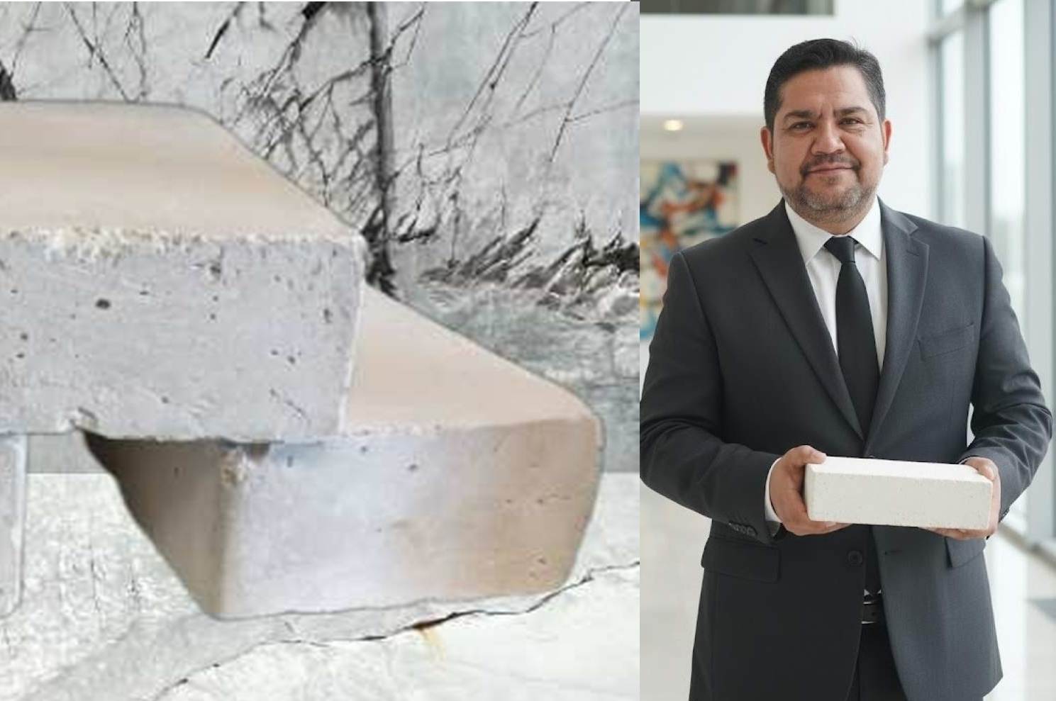 Tijolo com 60% de resíduos de mármore supera normas de resistência e oferece alternativa sustentável e reduz custos na construção