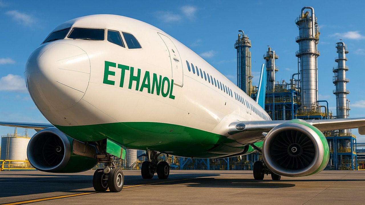 Primeiro combustível de aviação feito com etanol entra em produção nos EUA e valida tecnologia que promete reduzir emissões