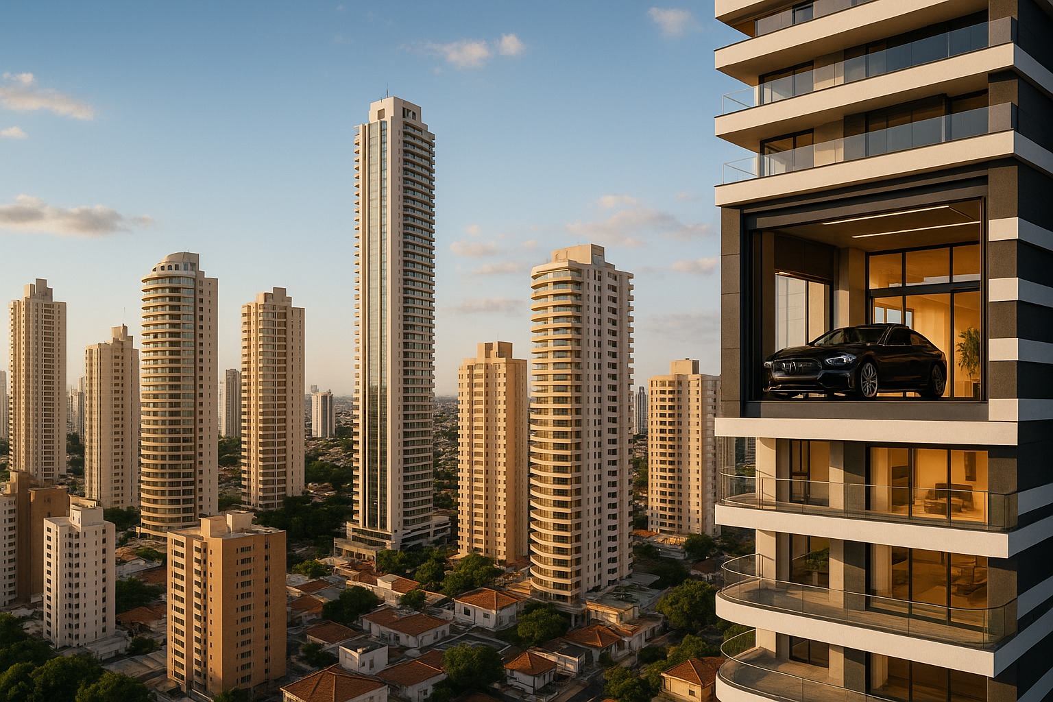 Cidade vertical, Goiânia, Prédios