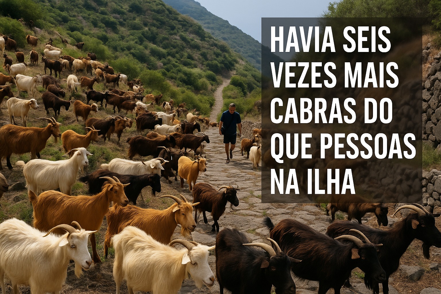 Cabras, Pessoas, Ilha, Cabras selvagens