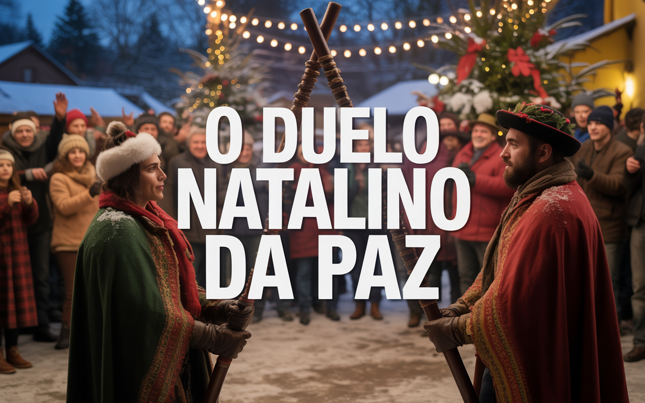 A tradição natalina em que vizinhos, parentes e até rivais se enfrentam em duelos públicos para encerrar desavenças e depois celebram juntos a chegada do novo ano