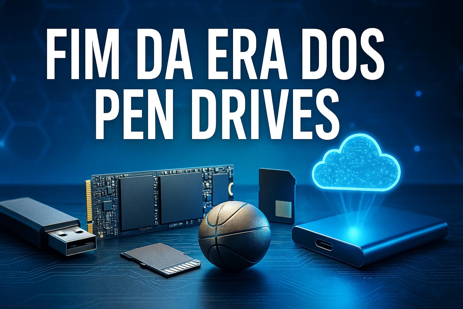Fim da era dos pen drives: novas tecnologias de armazenamento estão substituindo cartões e dispositivos USB e prometem aposentar de vez essa velha ferramenta digital