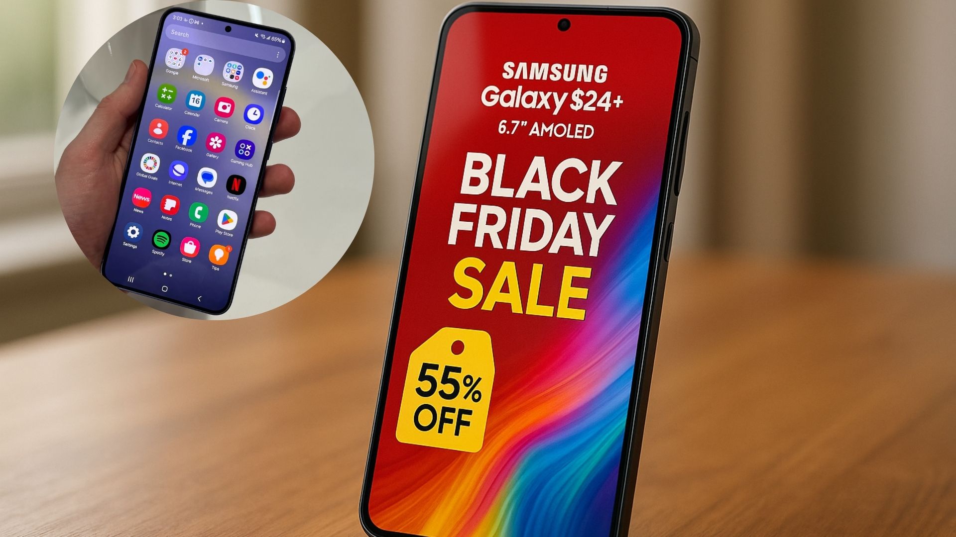 Galaxy S24 Plus com 55% de desconto no Mercado Livre durante a Black Friday 2025.