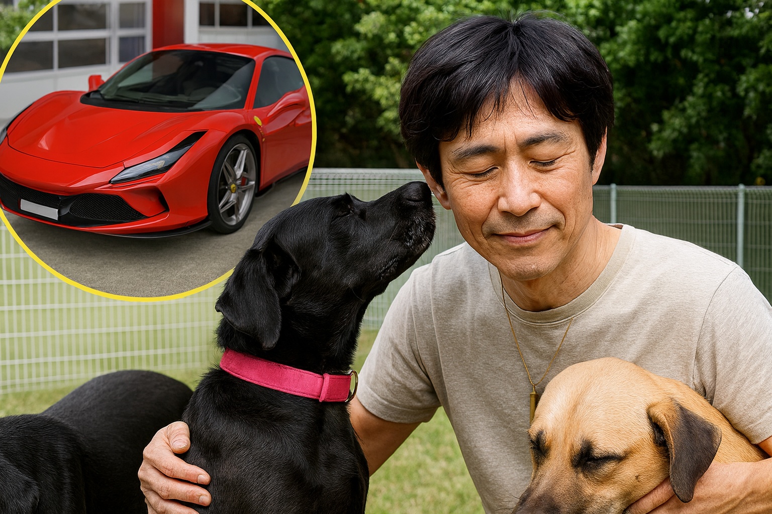 Aos 54 anos, empresário japonês vende Ferrari, encerra a própria empresa e dedica toda a fortuna para criar abrigo que resgata cães maltratados e planeja acolher 300 animais até 2028