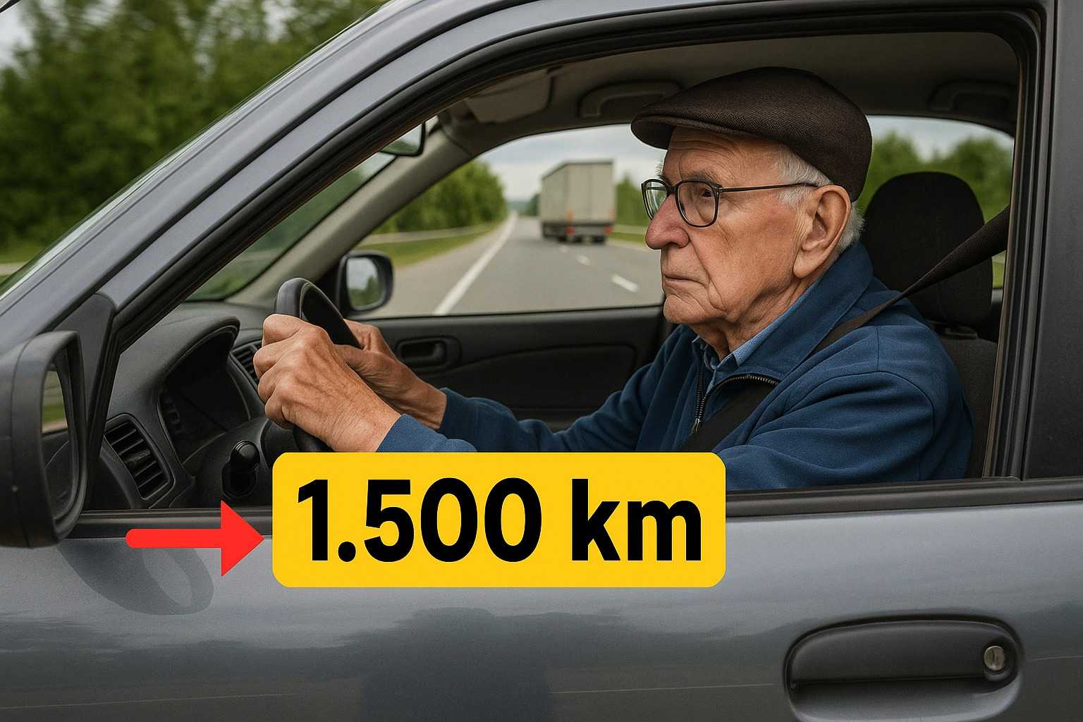 Idoso de 85 anos some ao sair para ir ao médico a 25 km e é achado mais de 1.500 km distante após 20 horas de direção
