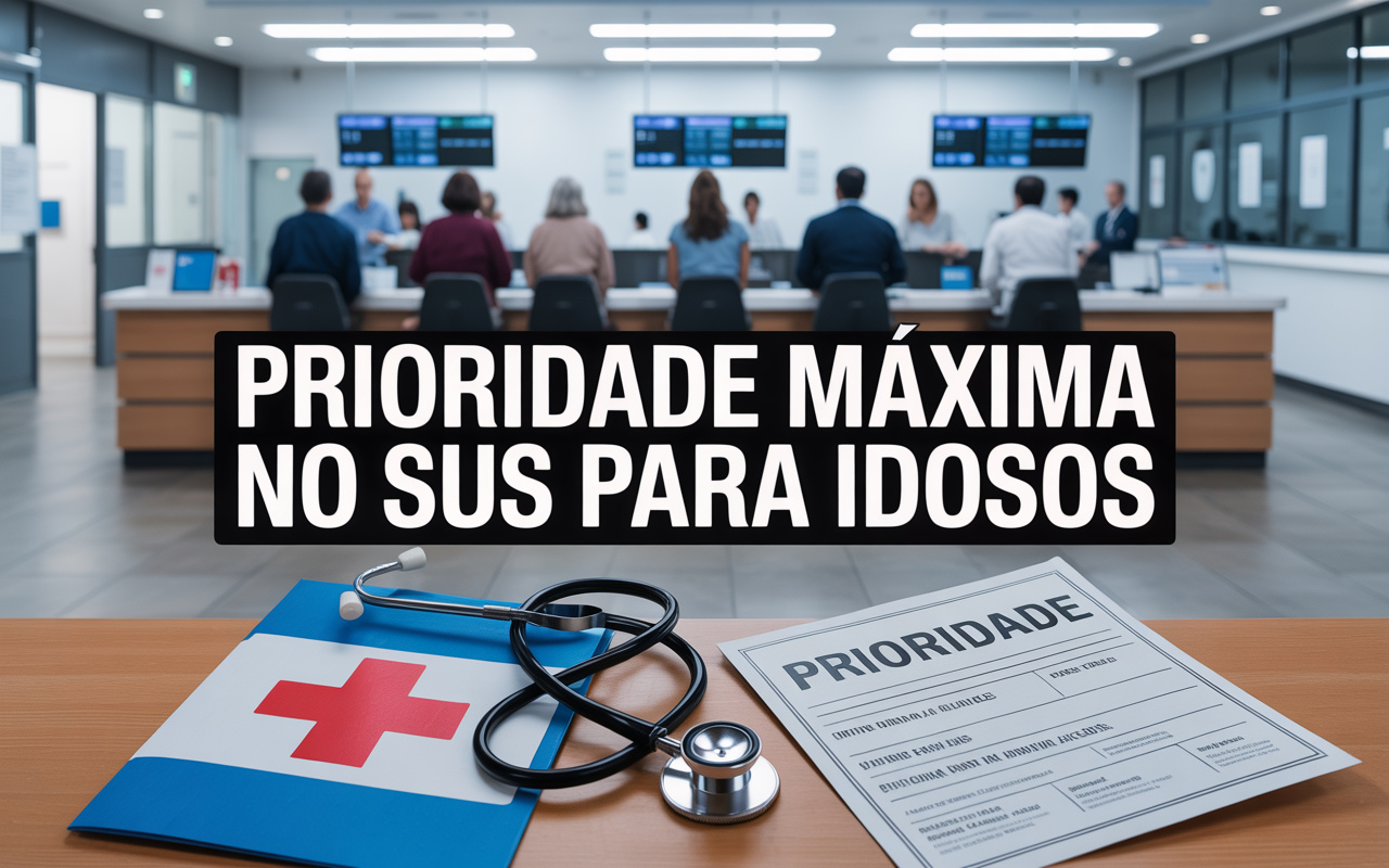 Lei pouco conhecida assegura prioridade máxima para idosos no SUS: quem tem mais de 60 anos pode passar na frente na fila e reduzir drasticamente o tempo de espera