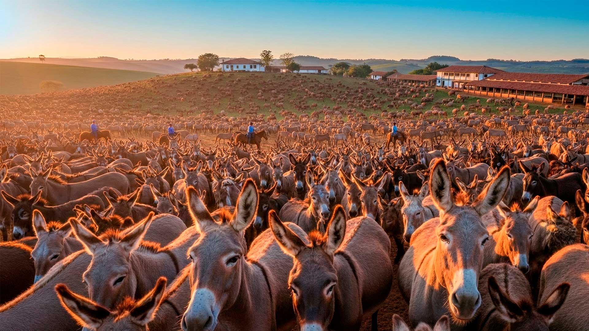 Com tradição centenária e cruzamentos planejados, maior criação de burros e mulas da do Brasil se tornou referência nacional no agronegócio com cerca de 550 animais distribuídos em quatro fazendas