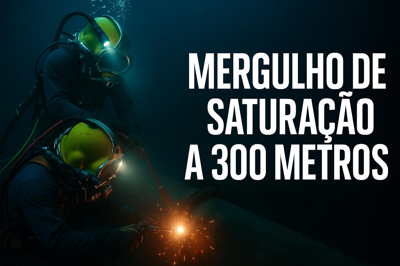 Até R$ 40 mil por mês para descer a 300 metros de profundidade: o mergulhador que trabalha no escuro absoluto reparando dutos sob pressão esmagadora no offshore