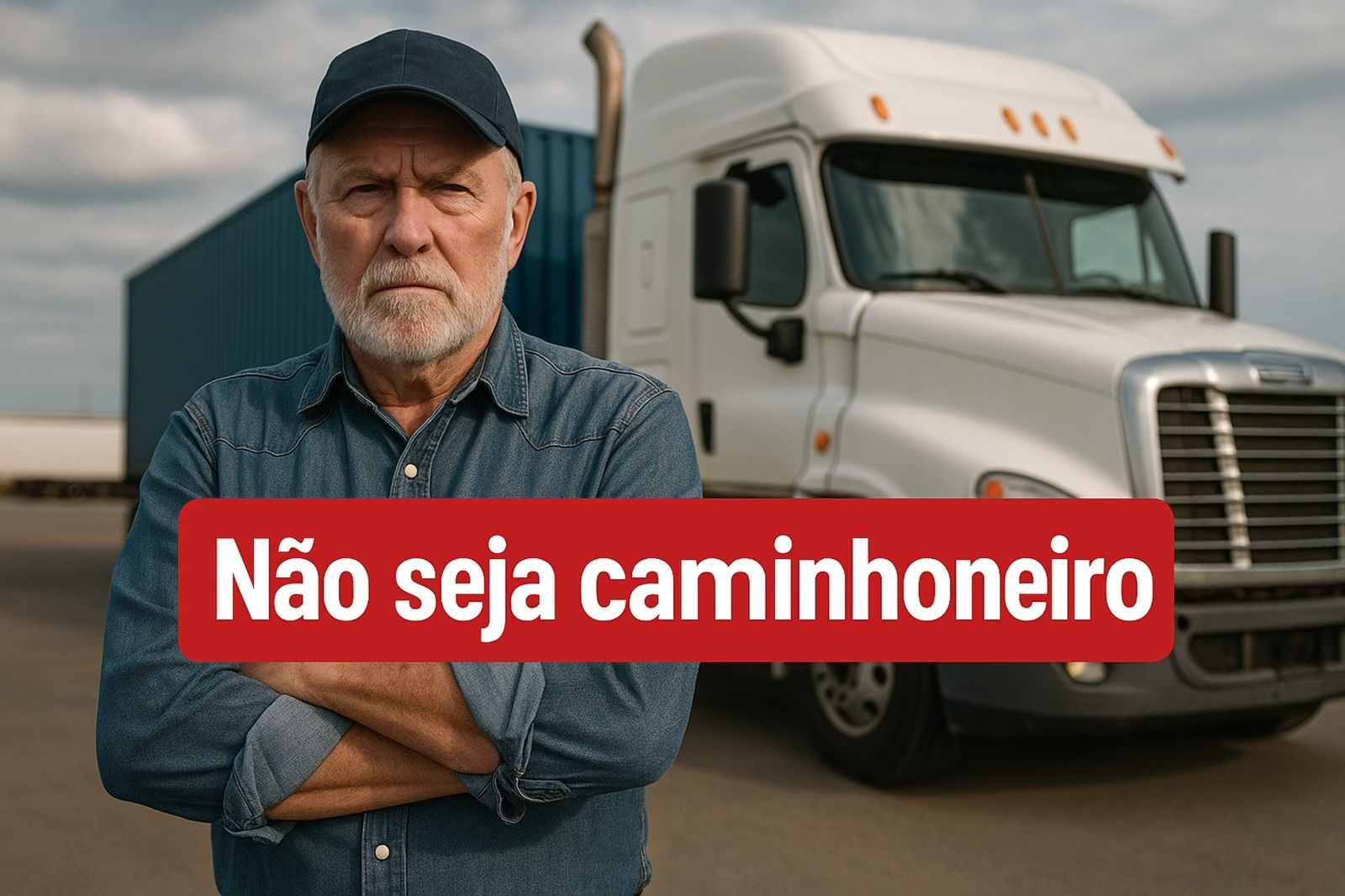 Caminhoneiro com 40 anos de estrada expõe riscos, pressão e desgaste da profissão de motorista de caminhão