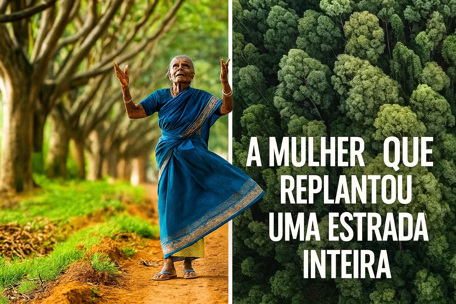 Com 109 anos e apenas uma pá, ela transformou 45 quilômetros de estrada em floresta: sozinha, plantou mais de 8 mil árvores em 30 anos e ficou conhecida como “mãe das árvores