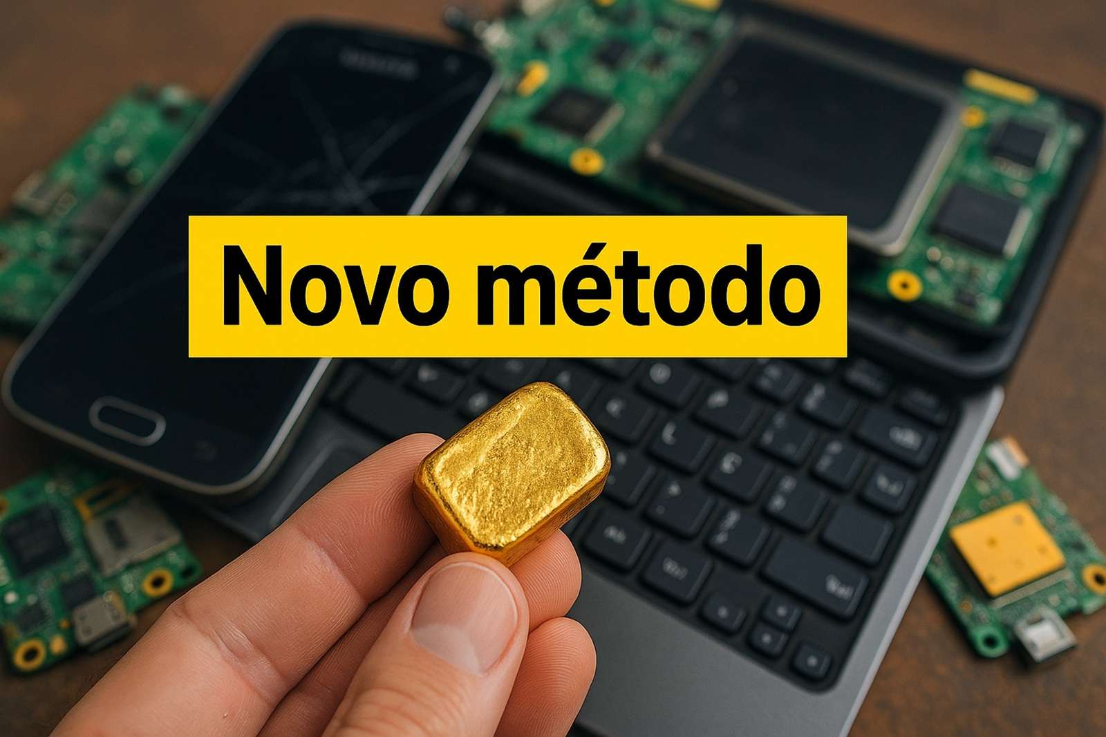 Método suíço usa resíduo da produção de queijo para extrair ouro de placas-mãe, reduzindo custos e tornando a reciclagem eletrônica