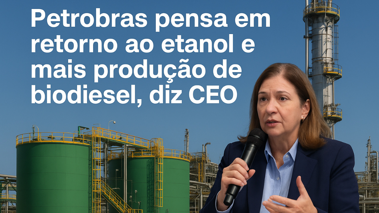 Com a demanda crescente no país, a Petrobras pensa em retorno ao etanol e mais produção de biodiesel, diz CEO