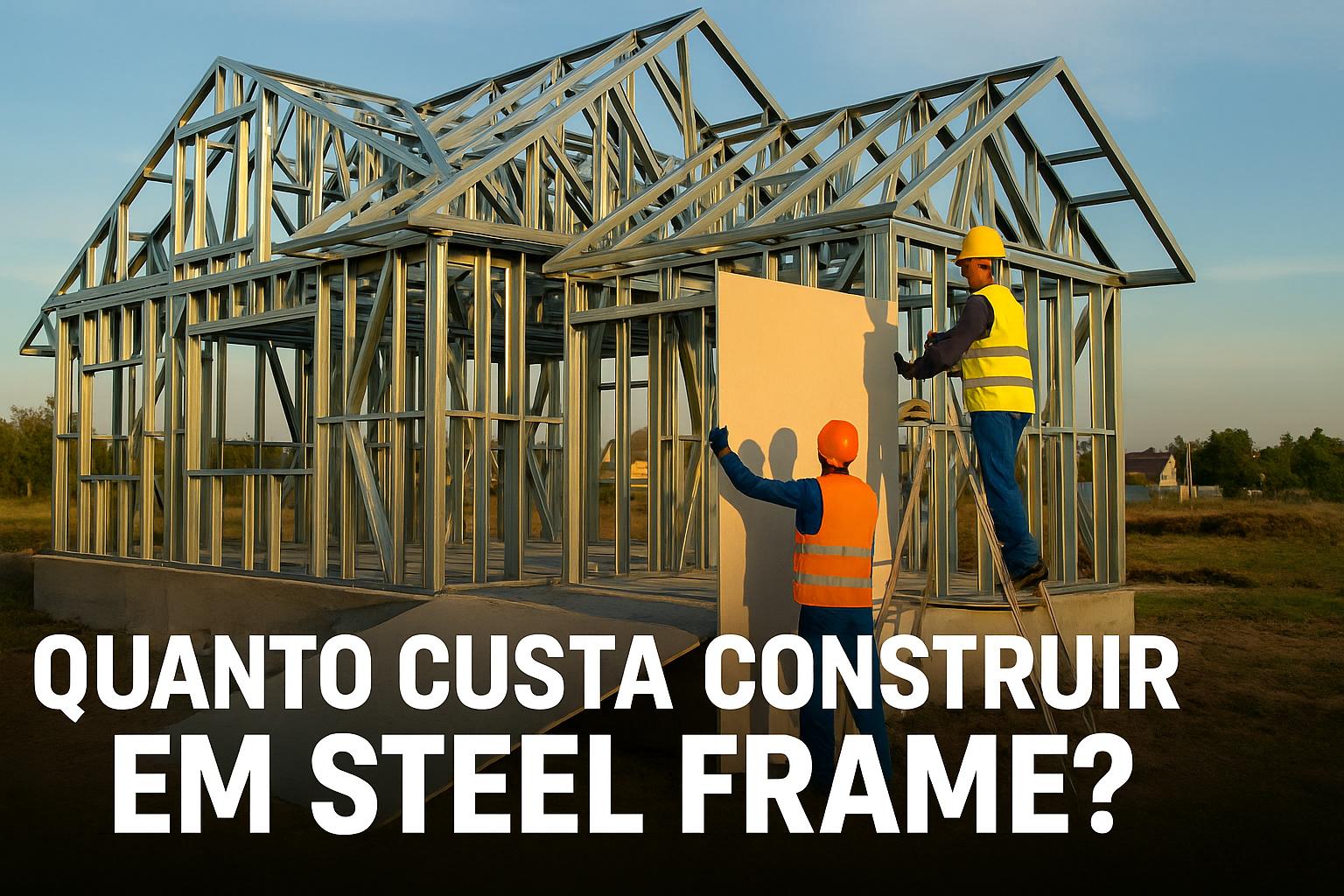 Quanto custa construir uma casa de steel frame em 30 dias e por que esse sistema seco está substituindo tijolo e concreto no Brasil