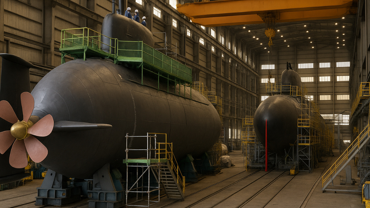 Marinha avança na construção do primeiro submarino nuclear brasileiro e inicia trabalhos no submarino Álvaro Alberto.