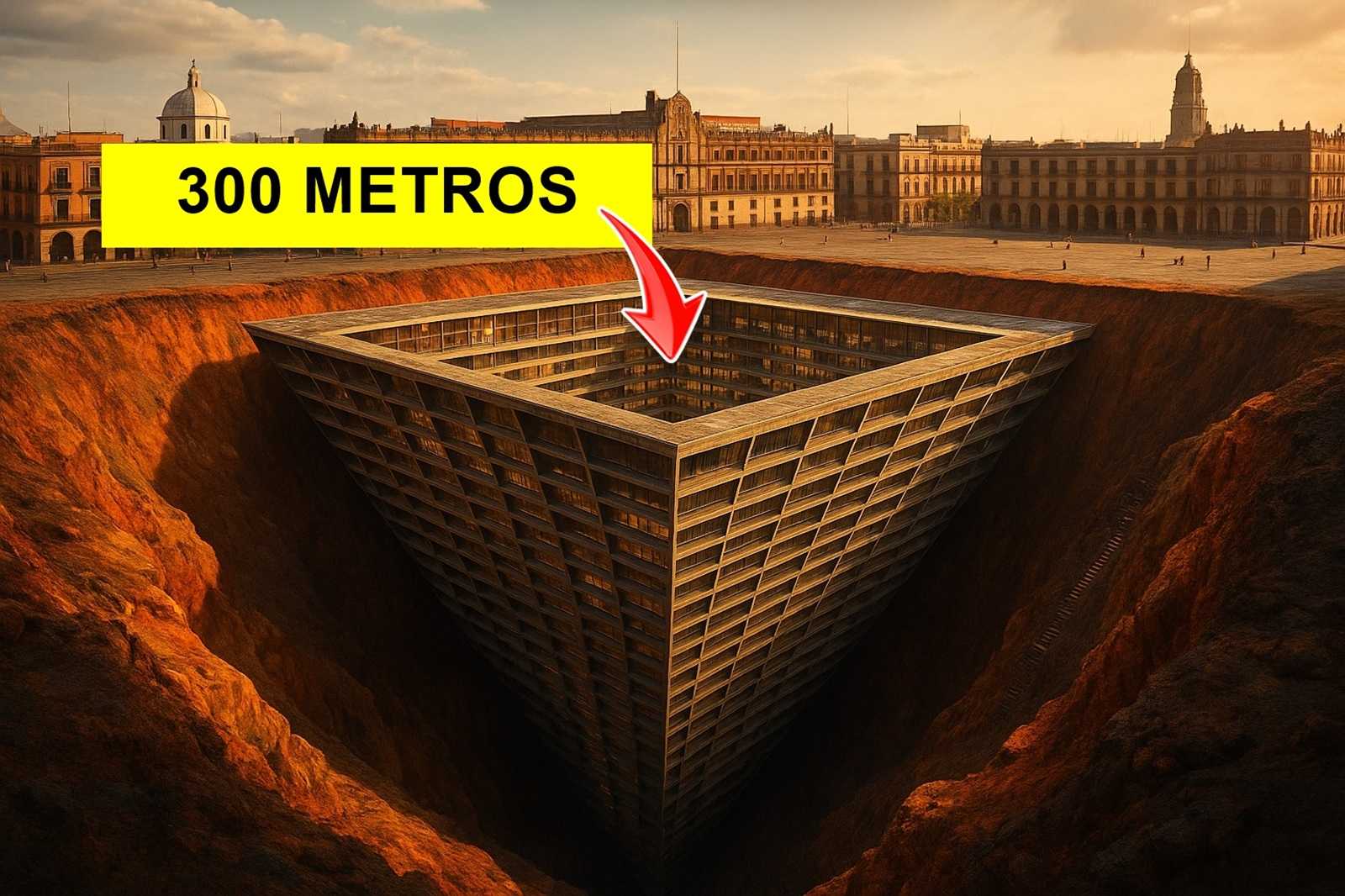 O Earthscraper prometia revolucionar a Cidade do México com um arranha-céu invertido, mas desafios sísmicos, legais e financeiros