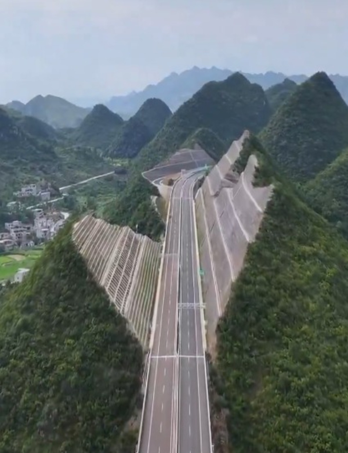 China, Montanhas, Estradas