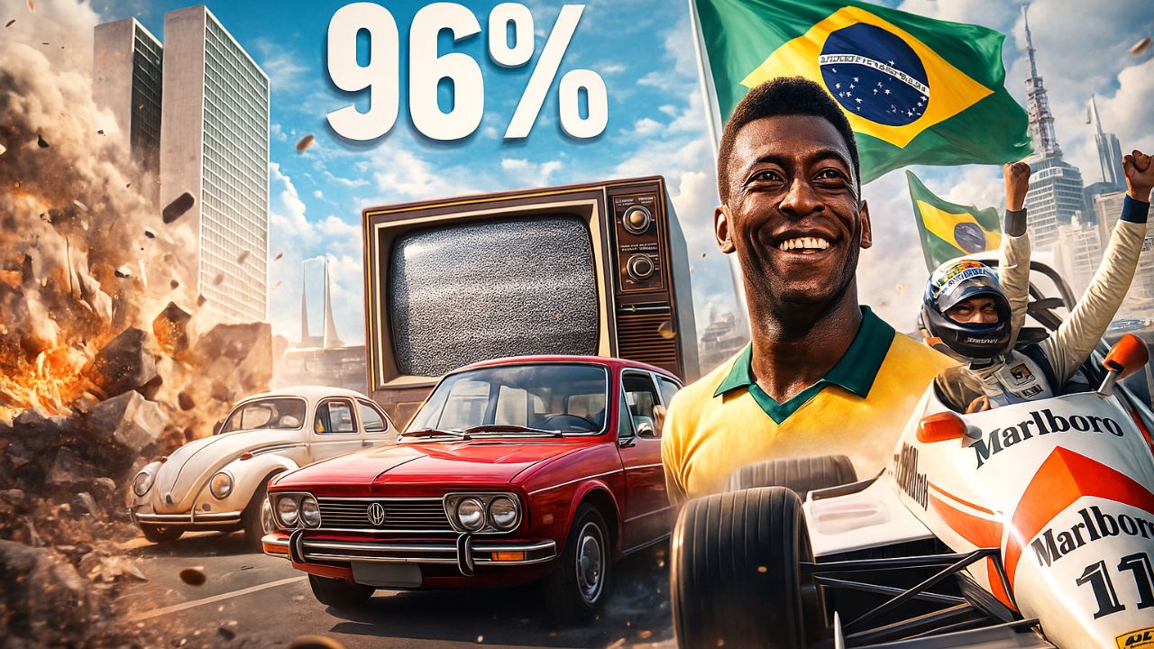 1981 o ano em que o Brasil viveu crise, atentados, inflação de 96%, Pelé atleta do século, Piquet campeão, carros icônicos nascendo e a TV dominando o país (1)