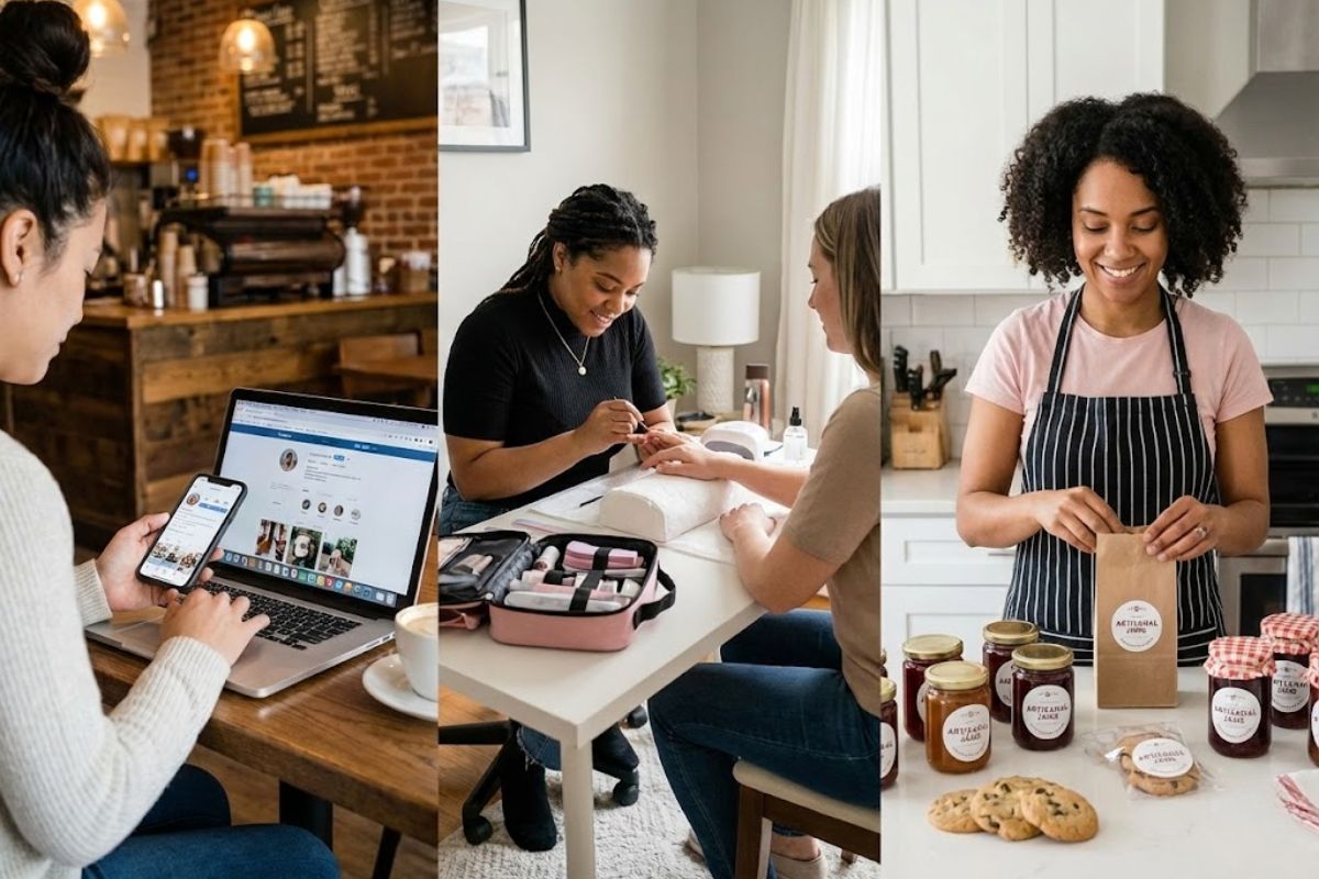 Descubra 3 profissões baratas para começar como renda extra, crescer como social media freelancer, atuar em beleza a domicílio e abrir seu negócio próprio.