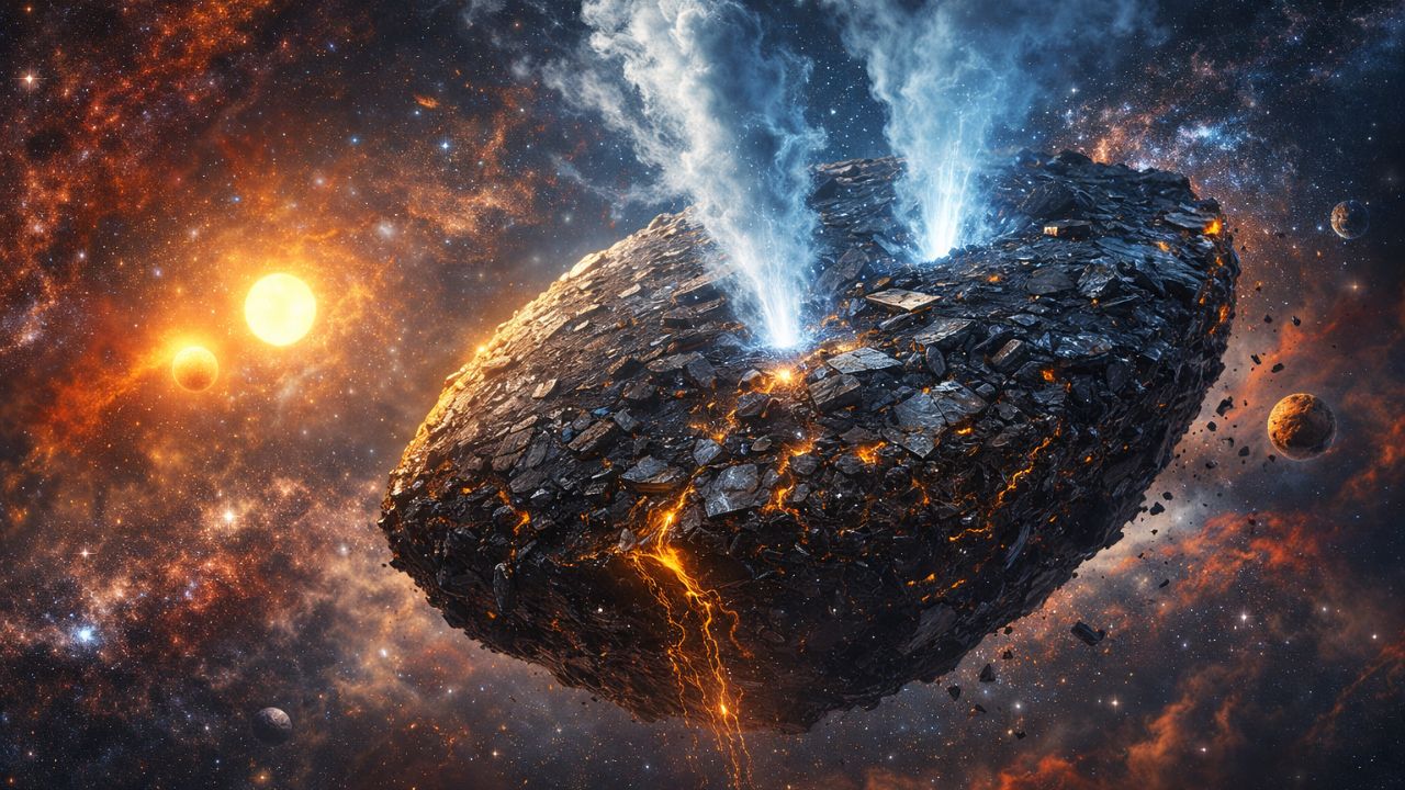 3IAtlas intriga astrônomos ao revelar anomalias inesperadas, possível origem metálica, criovulcanismo ativo e sinais de planetesimal antigo de outro sistema, mexendo com tudo que sabemos sobre