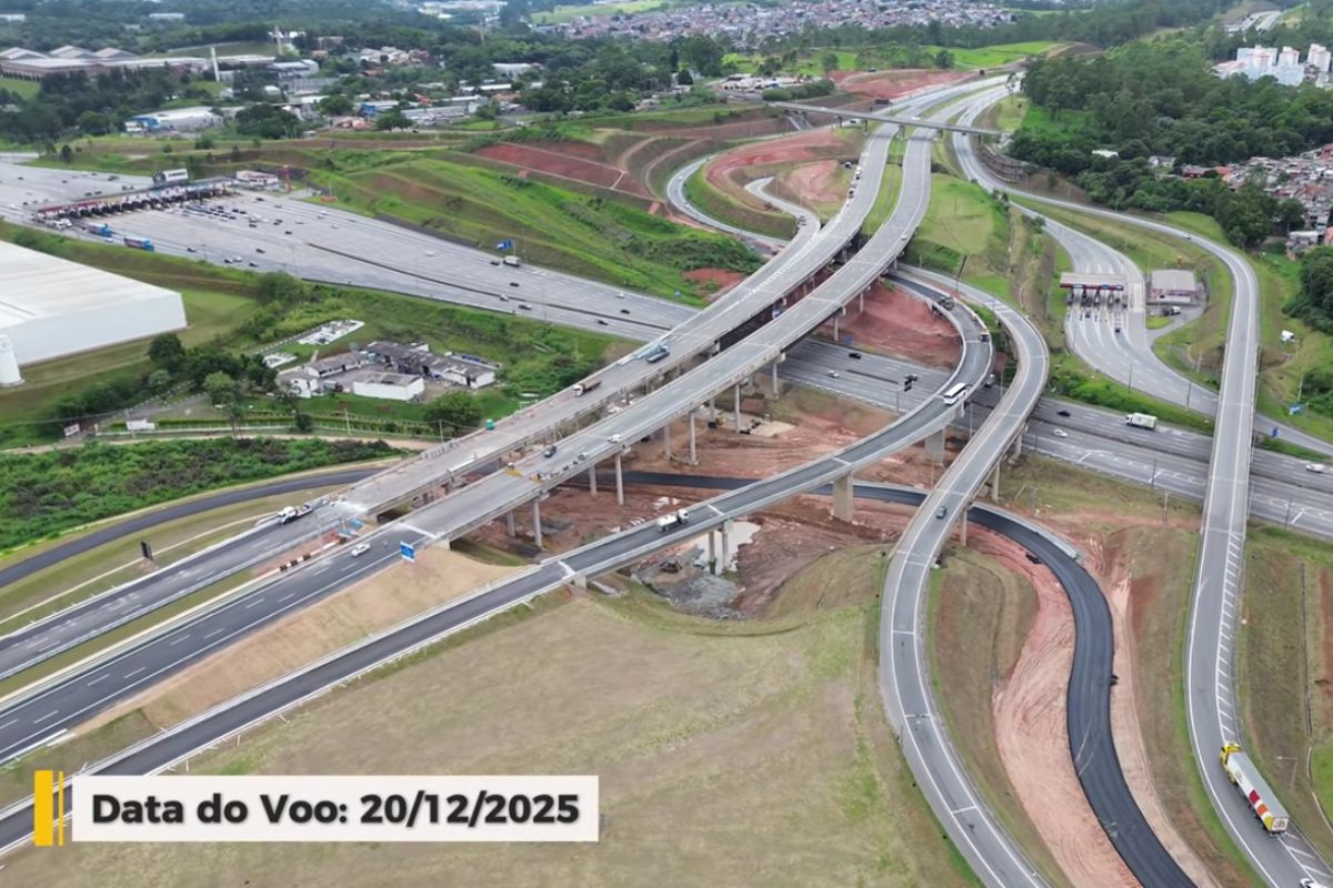 Veja como o novo Rodoanel Norte com pedágio free flow tira caminhões da Marginal Tietê e melhora o trânsito de São Paulo todos os dias.