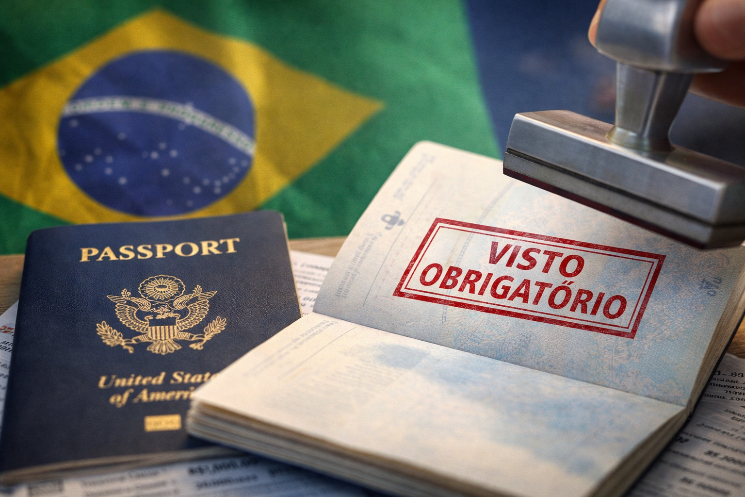 Americanos agora precisam de visto para visitar o Brasil: governo retoma regra de reciprocidade e pode exigir comprovação financeira durante o processo