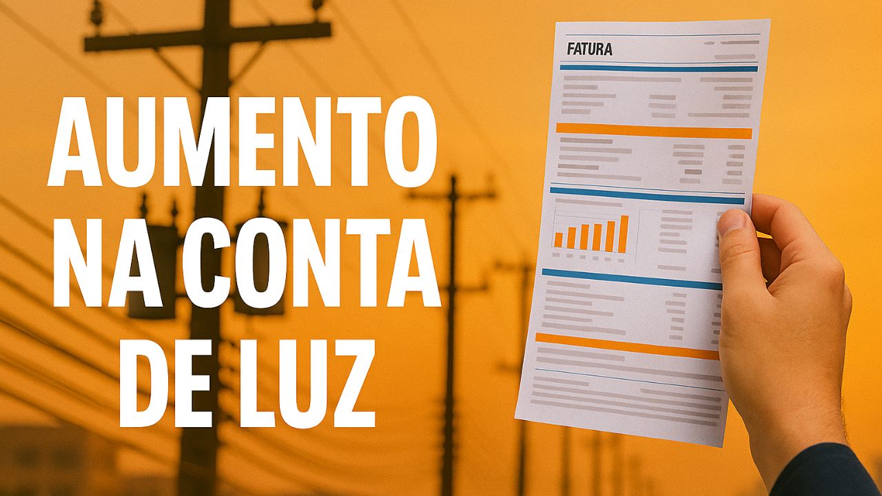 Aneel estima aumento de 7% na conta de luz em 2025; energia sobe acima da inflação com impacto da bandeira tarifária e da bandeira amarela.