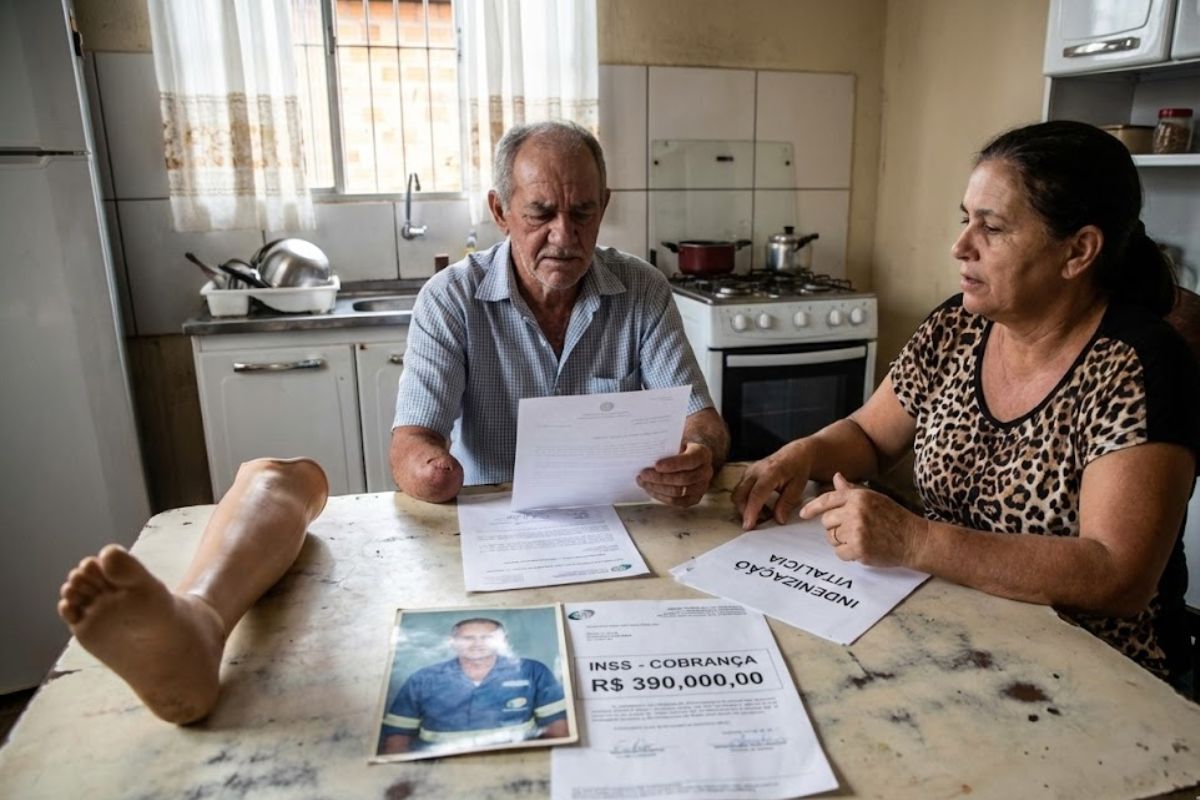 INSS suspende aposentadoria por invalidez e cobra R$ 390 mil de idoso em Mogi Mirim; família alega indenização vitalícia e luta para reverter benefício suspenso.