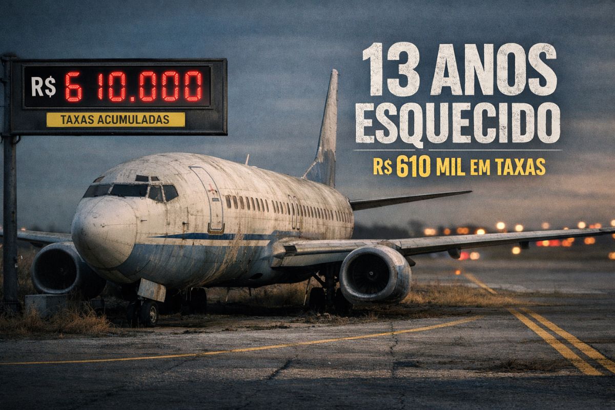 Avião Boeing 737-200 da Air India é achado em aeroporto após 13 anos e vira peça de treinamento, encerrando carreira sem nunca mais decolar.