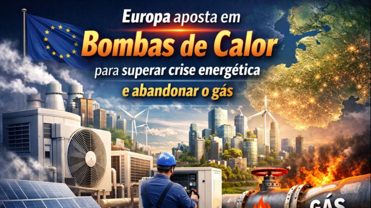Bombas de calor impulsionam a descarbonização energética na Europa e fortalecem a independência do gás em meio à crise industrial.