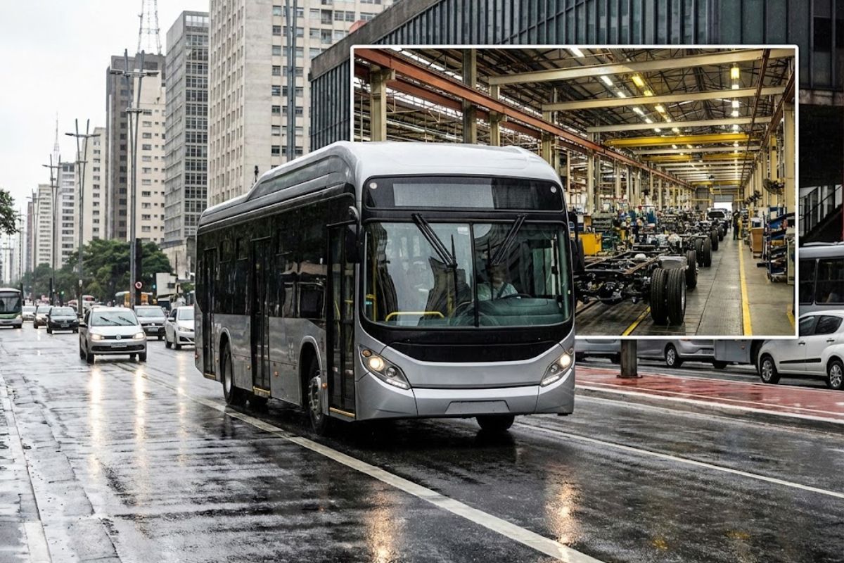 Brasil aposta em ônibus elétricos com produção nacional da Eletra. São Paulo lidera a frota elétrica que deve ser a maior da América Latina até 2026.
