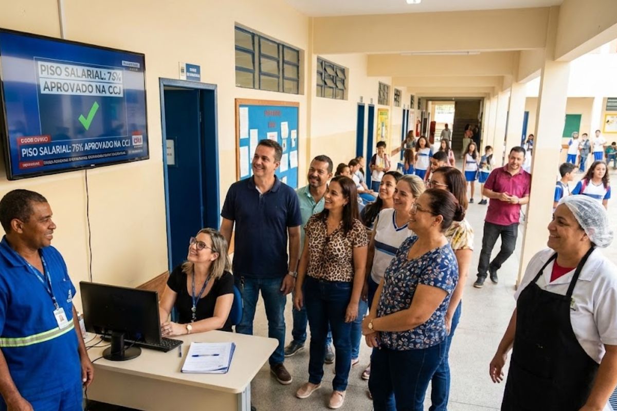CCJ da Câmara dos Deputados aprova piso salarial e reforça valorização dos trabalhadores da educação básica pública e dos profissionais da educação.