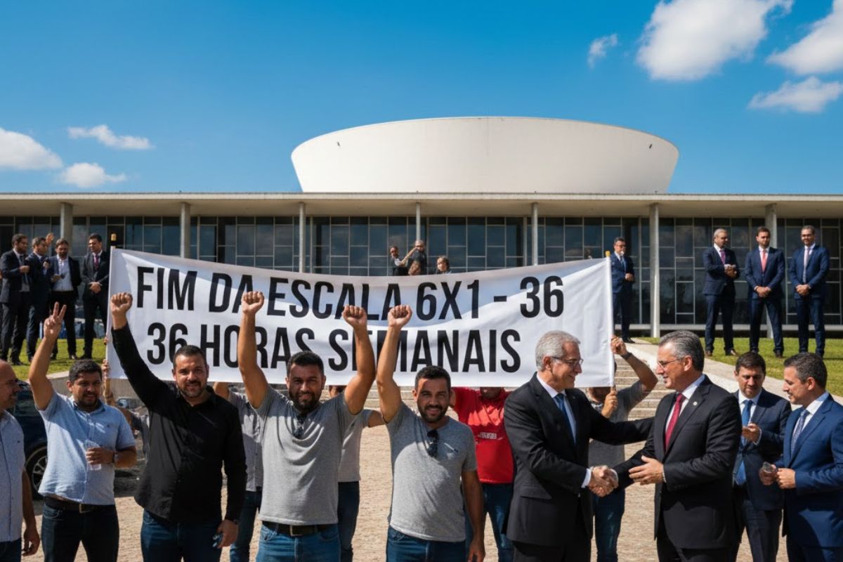 PEC do Senado aprova fim da escala 6x1 com redução da jornada de trabalho para 36 horas semanais e garante dois dias de folga sem corte salarial.